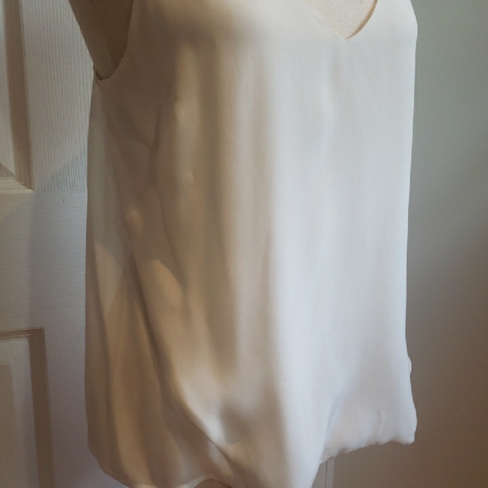 NWT J Brand 100% Silk Cream Camisole Tank Size M - Picture 7 of 12